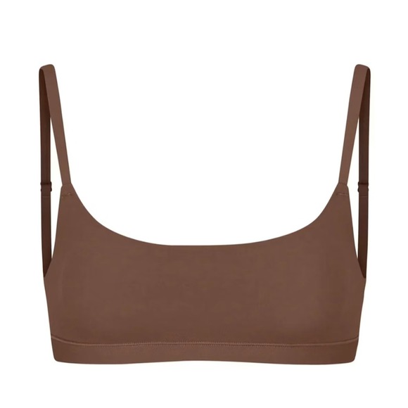 SKIMS Other - Skims Fits Everybody Scoop Neck Bralette Jasper Brown BR-SCN-2025 Large